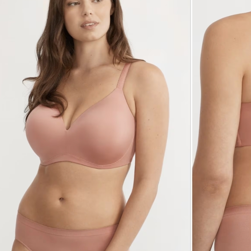NWT. The Favorite Wire-Free Smoothing T-Shirt Bra. 34G.